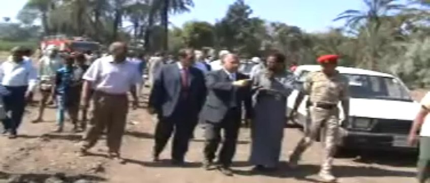 محافظ الأقصر يأمر بتشكيل لجنة لحصر خسائر حادث سقوط طائرة حربية