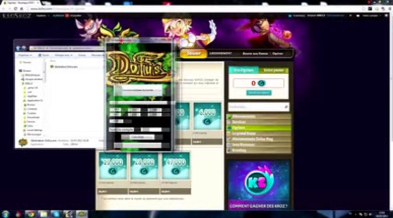 ▶ Hack D'ogrines Utilisables Avec Explication Live ! HACK DOFUS (Octobre - Novembre 2013)