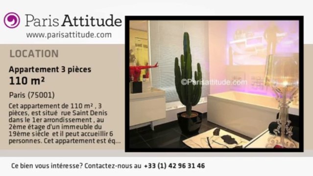 Appartement 2 Chambres à louer - Châtelet, Paris - Ref. 6542