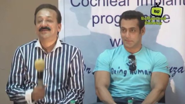 Salman Khan At 2nd Anniversary of Cochlear Implant Programme