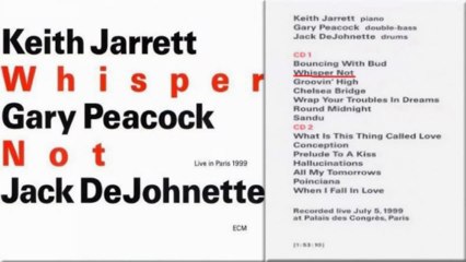 Keith Jarrett Whisper Not