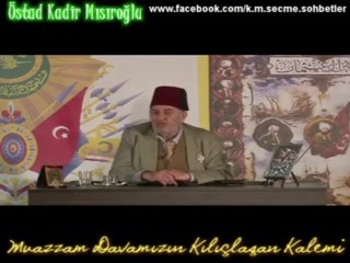 Eğitim sistemindeki rezalet, Üstad Kadir Mısıroğlu