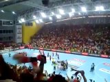 Ambiance Vardar Skopje - PSG Handball - Ligue des Champions