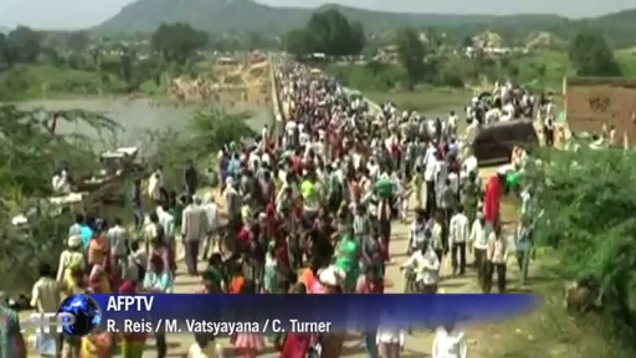 Monstersturm und tödliche Massenpanik in Indien