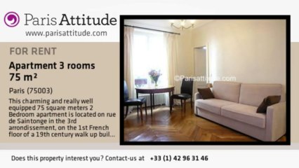 2 Bedroom Apartment for rent - Temple, Paris - Ref. 2639