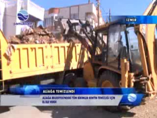 Aliağa Belediyesi ekiplerinden kış öncesi dip bucak temizlik (PAMUKKALE TV)