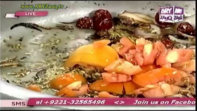 Riwayaton ki Lazzat by Chef Saadat Siddiqi, Gosht ka Achari Pulao & Achari Beef Chili, 14-10-13