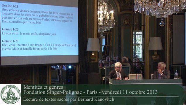 Bernard Kanovitch - Lecture de textes sacrés