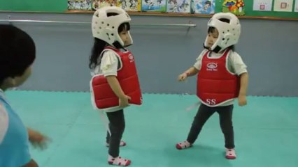 Cutest Taekwondo fight ever!!