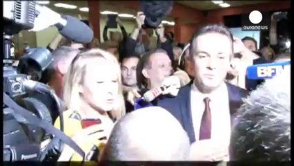 France: National Front leader Le Pen celebrates Lopez...