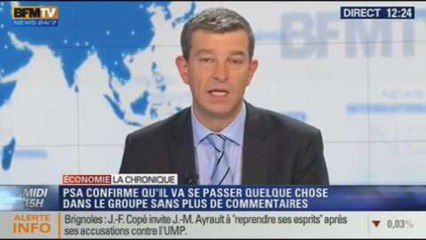 La Chronique éco de Nicolas Doze: PSA annonce un changement dans le groupe sans plus de précision - 14/10