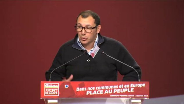 Intervention d'Aissa Terchi. Convention du parti de gauche sur les élections municipales et européennes.