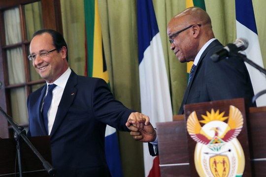 Conférence de presse avec M. Jacob Zuma à Pretoria
