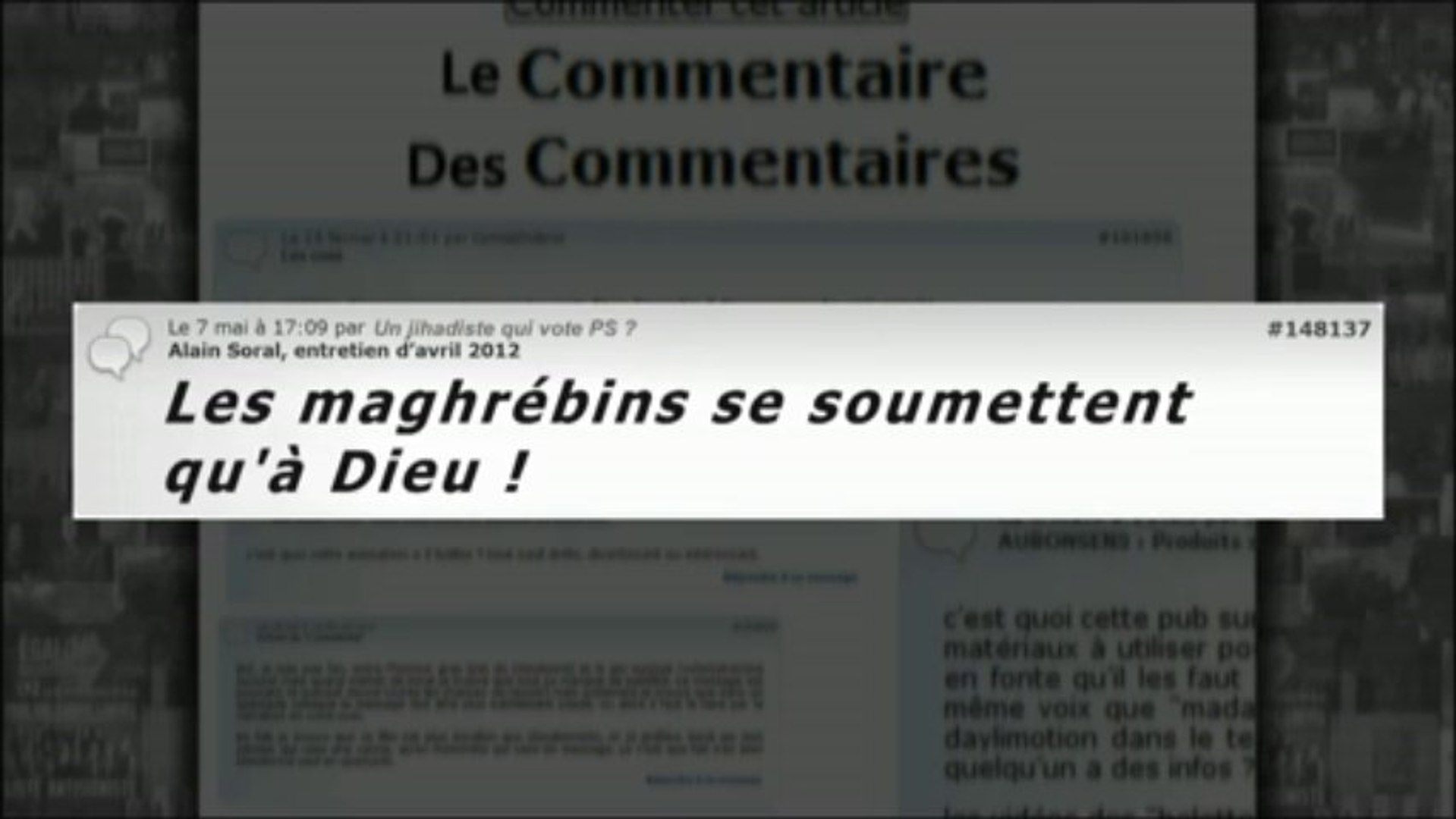 Alain Soral Les Maghrebins Se Soumettent Qu A Dieu Video Dailymotion