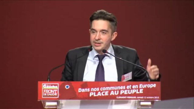 Intervention de Tony Bernard. Convention du parti de gauche sur les élections municipales et européennes.