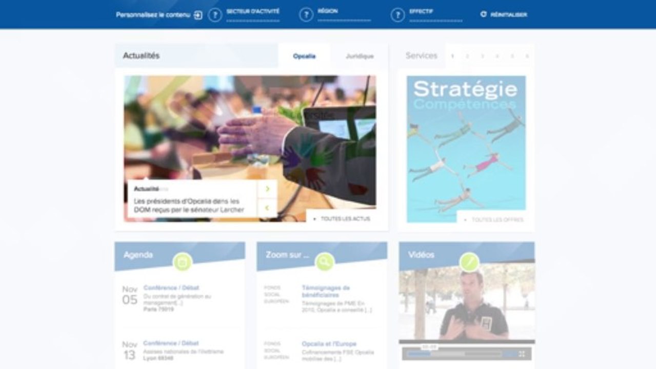 Nouveau site Opcalia