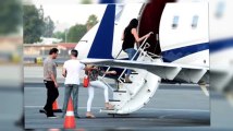 Simon Cowell and Lauren Silverman Jet Out of Los Angeles