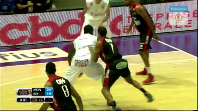 Ethias League - Week 2 / Belfius Mons-Hainaut 83 - 81 Belgacom Spirou (Full Highlights NL)