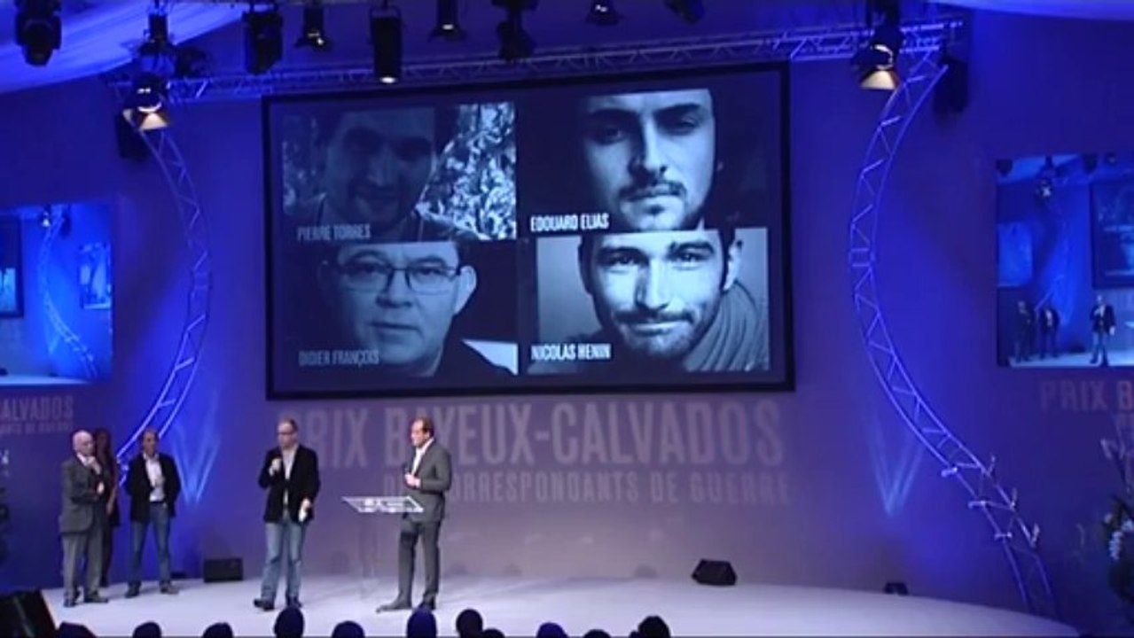 Otages : Intervention de Pierre-Yves Henin au Prix Bayeux-Calvados des correspondants de guerre 2013.