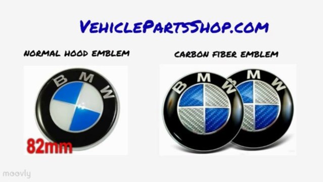 Vehicle Parts Shop - BMW carbon fiber emblem