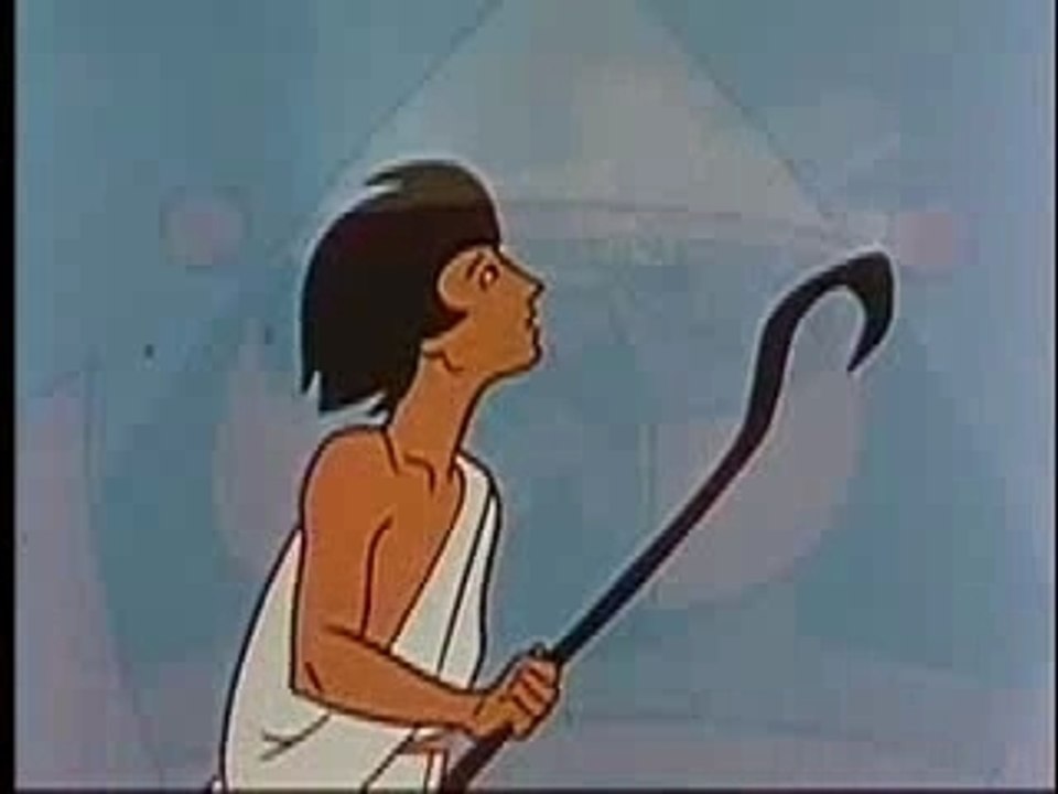 David & Goliath cartoon