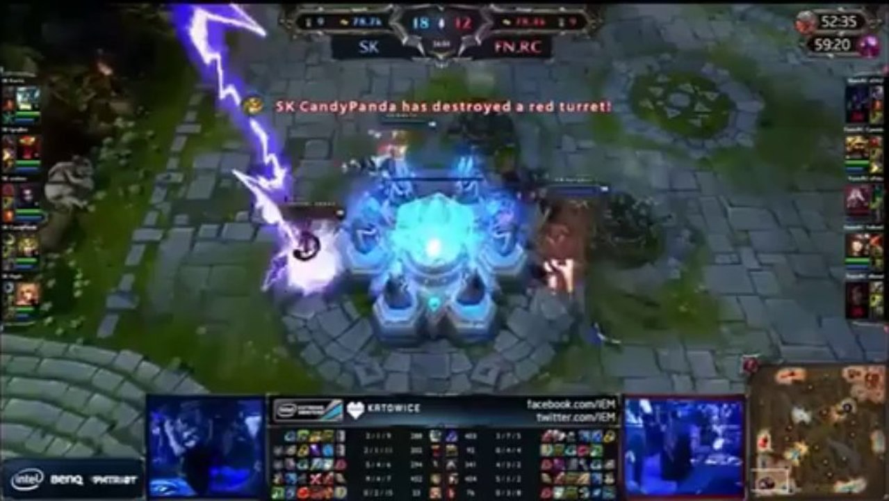 LOL FUN - Best move - Fnatic vs sk best backdoor ever kassadin by xpeke iem katow
