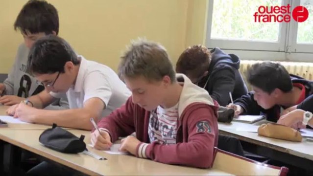 Rennes. Les joueurs du Stade rennais font la dictée aux collégiens de L'Adoration