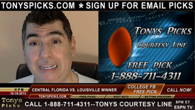 Louisville Cardinals vs. Central Florida Knights Pick Prediction NCAA College Football Odds Preview 10-18-2013