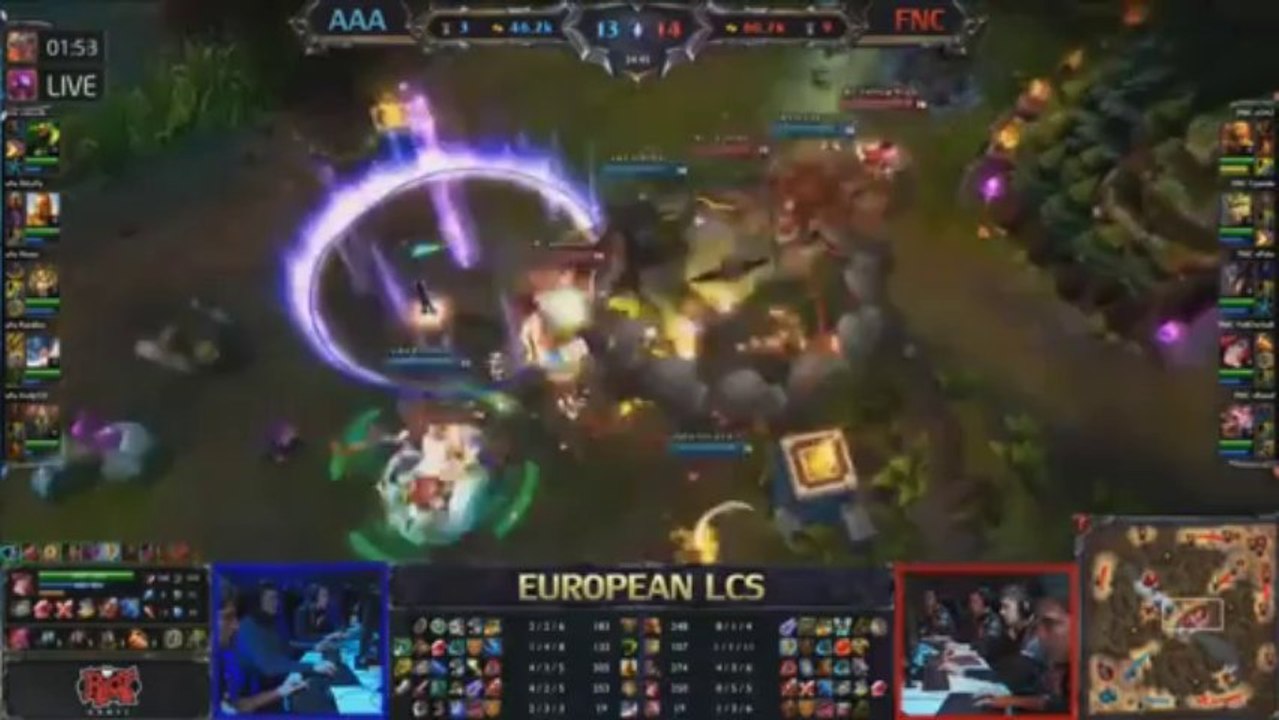 LOL FUN - LCS - Fnatic xpeke backdoor aAa - league-of-legends