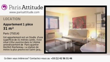 Appartement Studio à louer - Denfert Rochereau, Paris - Ref. 3879