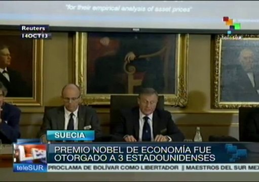 Otorgan Premio Nobel de Economía a 3 estadounidenses