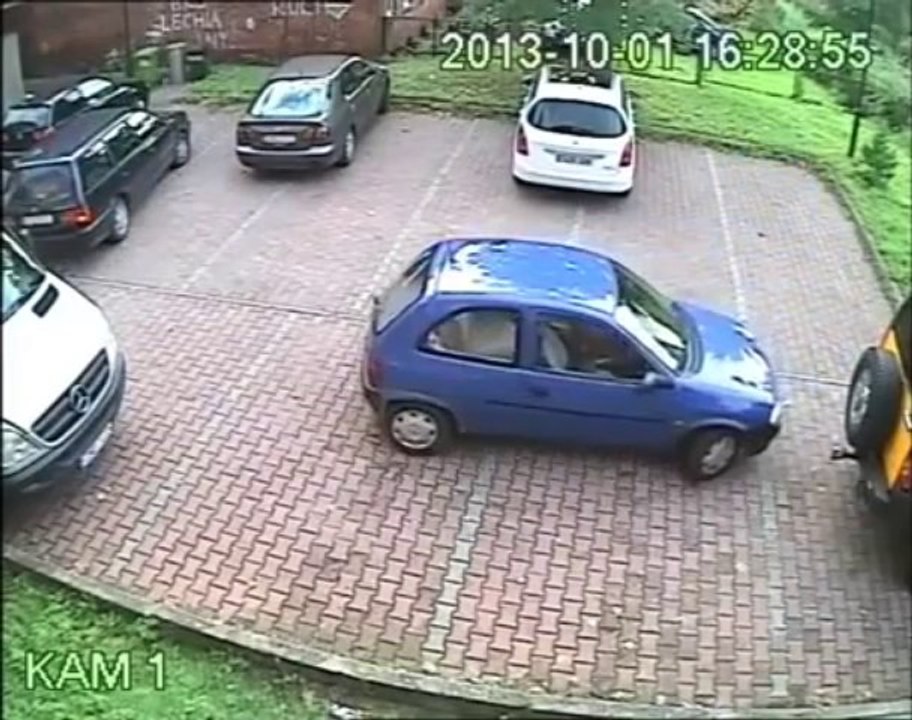 Une sortie de parking difficile