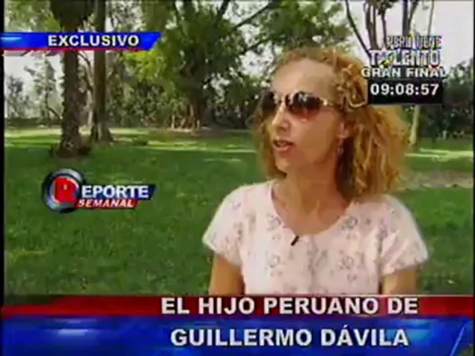Declaraciones de Guillermo Dávila ante demanda de paternidad en Perú