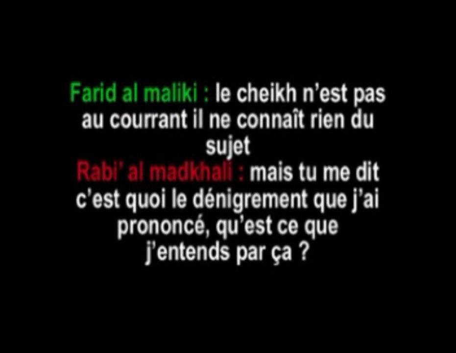 Cheikh Rabih madkhali sur Cheikh Ibn Baz