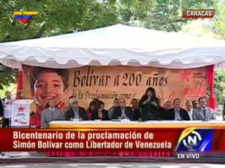 Скачать видео: (Vídeo) Celebran Sesión Solemne por Bicentenario de proclamación de Bolívar como El Libertador