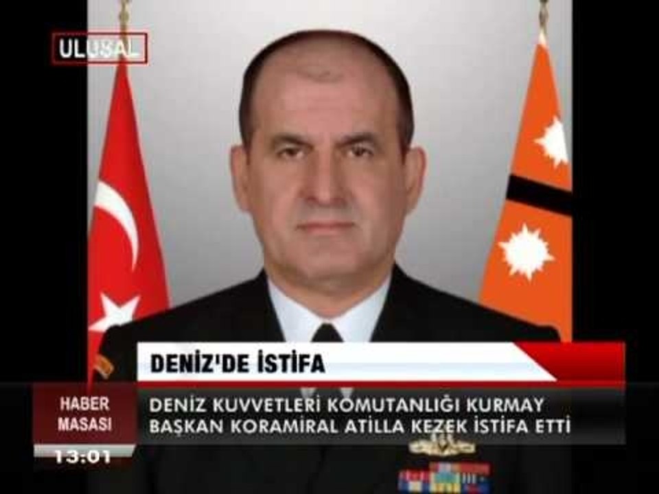 DENİZ'DE İSTİFA