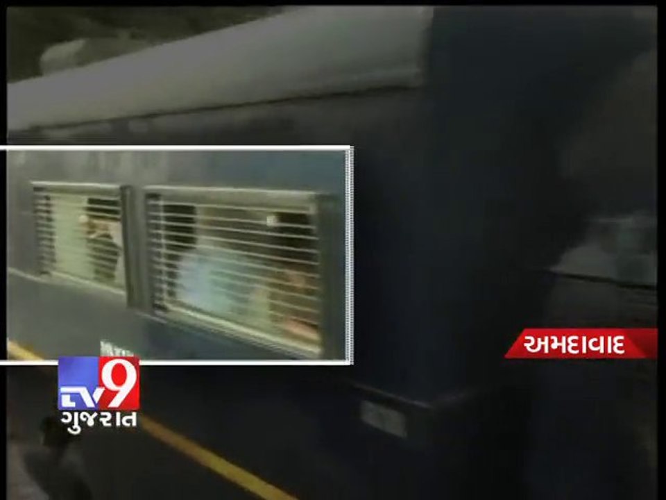 Sexual Assault case  Asaram hides his face as he was brought to Ahmedabad - Tv9 Gujarat