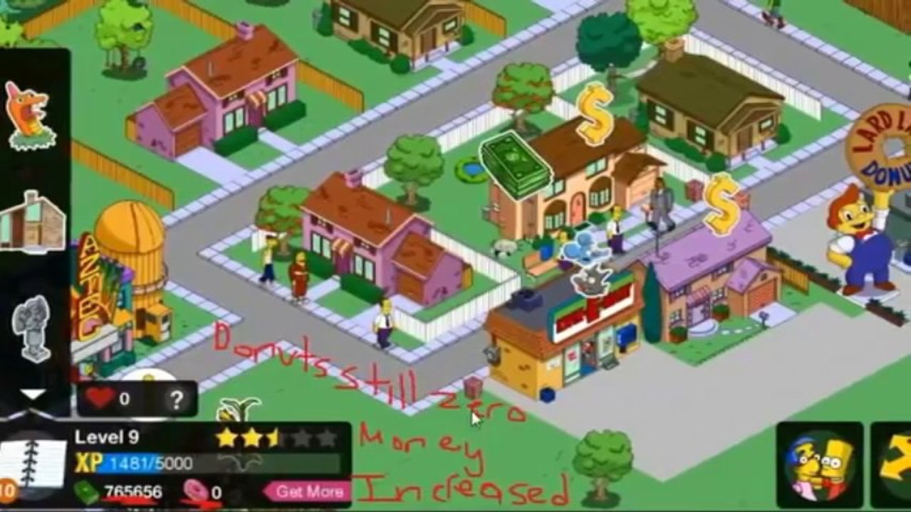 Uploaded Oct 15, 2013-The Simpsons Tapped Out v4 4 1 hack unlimited donuts updated