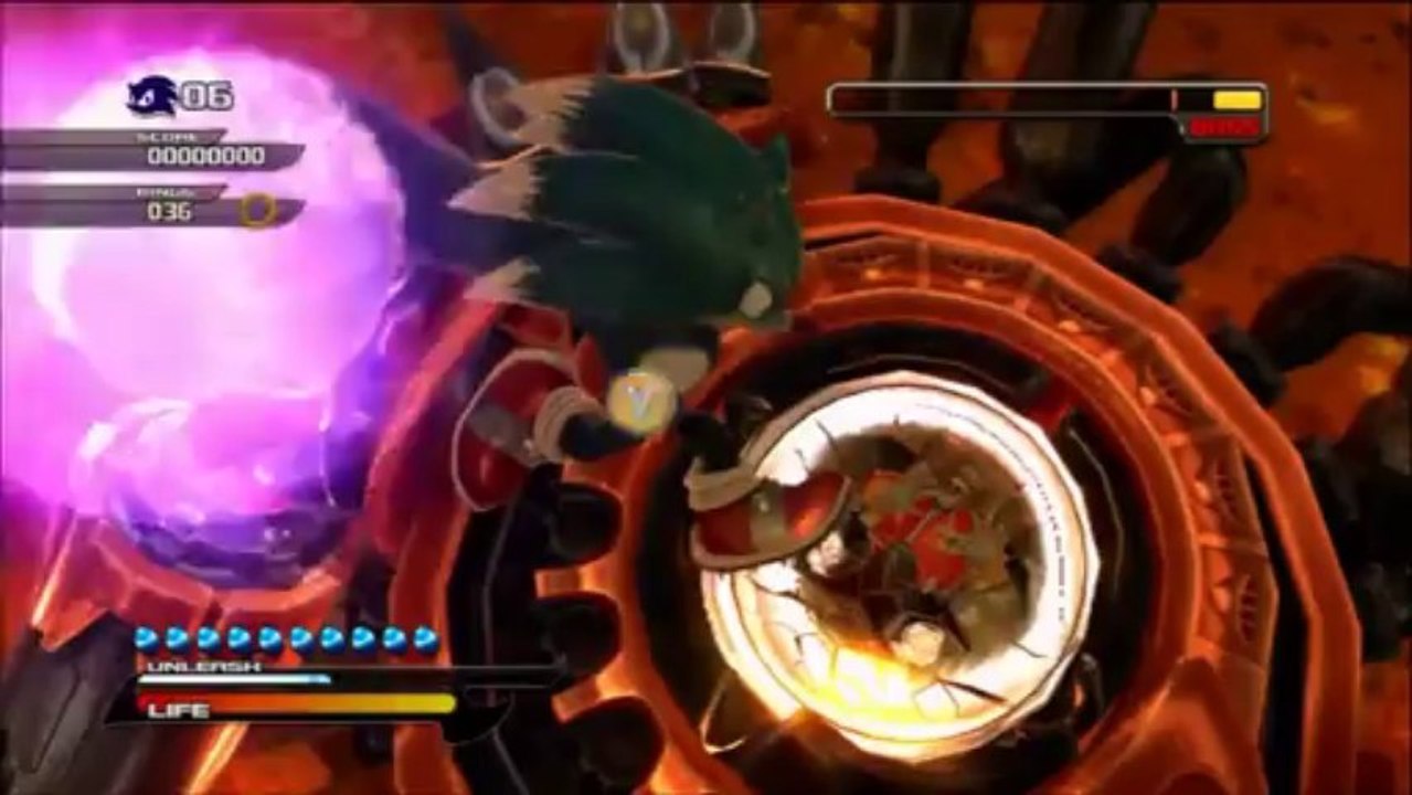 Sonic Unleashed Egg Dragoon Boss Battle HD