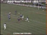 But de Ginola contre le Real de Madrid en Coupe UEFA 1993/1994 avec le PSG.