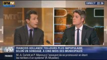 Le Soir BFM: François Hollande impopulaire selon le baromètre Ipsos - 14/10 2/4