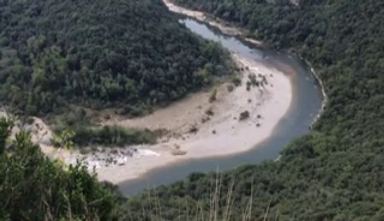 Les gorges de l'Ardèche