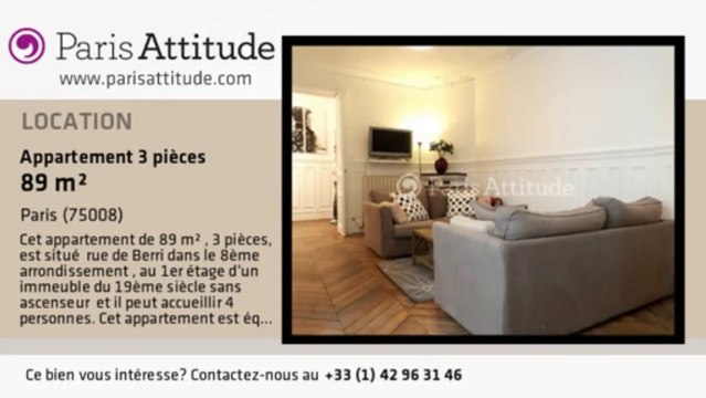 Appartement 2 Chambres à louer - Champs Elysées, Paris - Ref. 8530