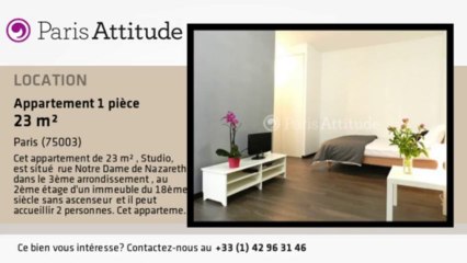 Appartement Studio à louer - Arts et Métier, Paris - Ref. 8464
