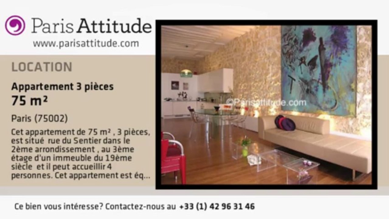 Appartement 2 Chambres à louer - Montorgueil, Paris - Ref. 7438