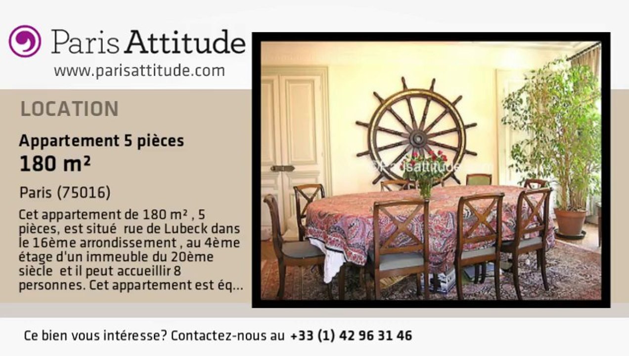 Appartement 4 Chambres à louer - Trocadéro, Paris - Ref. 6210