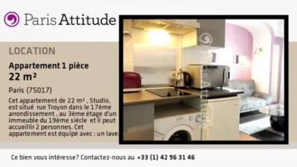 Appartement Studio à louer - Arc de Triomphe, Paris - Ref. 8749