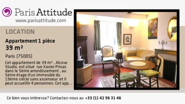 Appartement Alcove Studio à louer - Quartier Latin/St Michel, Paris - Ref. 4180