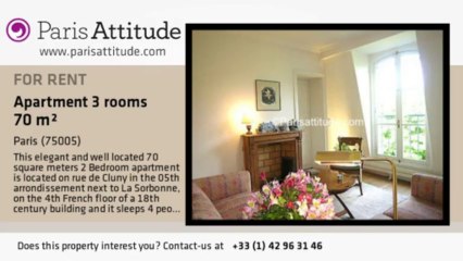 2 Bedroom Apartment for rent - Quartier Latin/St Michel, Paris - Ref. 3394