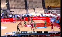 Ολυμπιακός-Παναθηναϊκός 55-45 Τα highlights